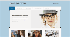 Desktop Screenshot of darineyecenter.com