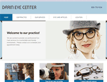 Tablet Screenshot of darineyecenter.com